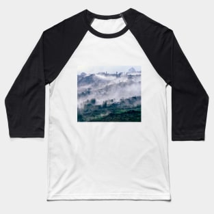 Foggy Mountain in Vietnam Baseball T-Shirt